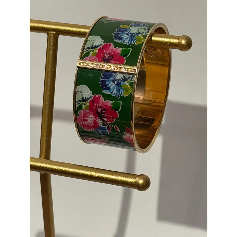 Kate Spade | Kelly Green - Spring Floral Bangle - Picture 3 of 4